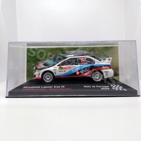 IXO Models 1:43 Mitsubishi Lancer Evo IX (Rally de Portugal 2009)