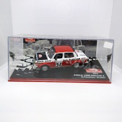 IXO Models 1:43 Simca 1000 Rallye 2 (Rallye Monte-Carlo 1973)