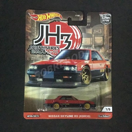 Hot Wheels 1:64 Nissan Skyline RS (KDR30) (Japan Historics 3)