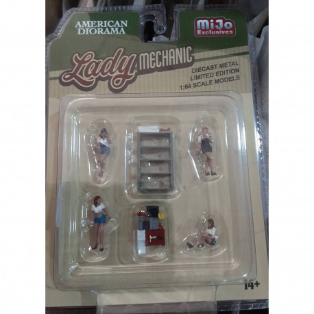 American Diorama 1:64 Lady Mechanic MiJo Exclusive