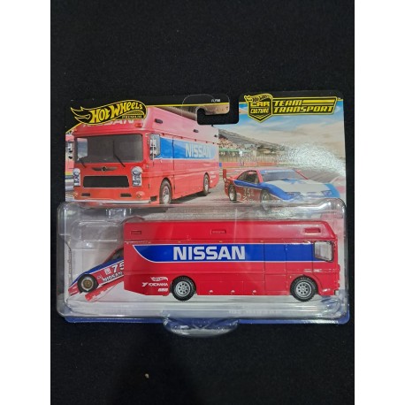 HotWheels premium 1:64 Team Transport Nissan 300ZX GTS, Euro Hauler