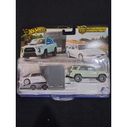 HotWheels premium 1:64 Team Transport Toyota Supra, Toyota 4runner