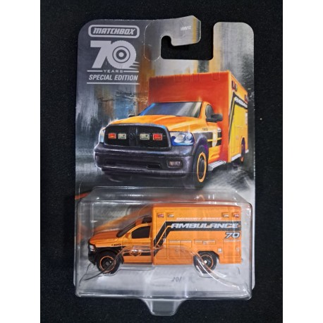 Matchbox 70 Year Special Edition 1:64 Ram Ambulance