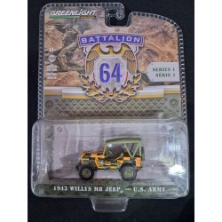 Greenlight 1:64 1943 Willys MB Jeep U.S. Army