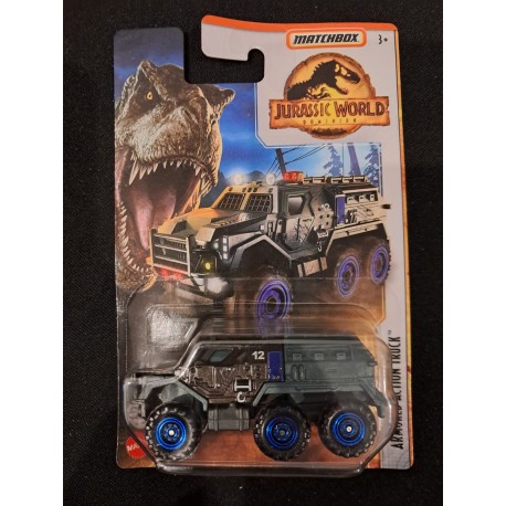 Matchbox Jurassic world 1:64 Armored Action Truck