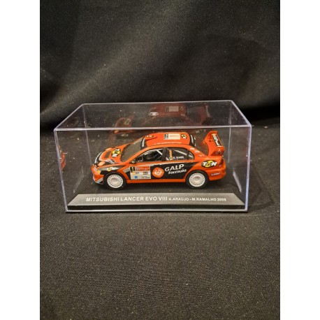 IXO Models 1:43 Mitsubishi Lance EVO VIII (Rally de Portugal 2005)