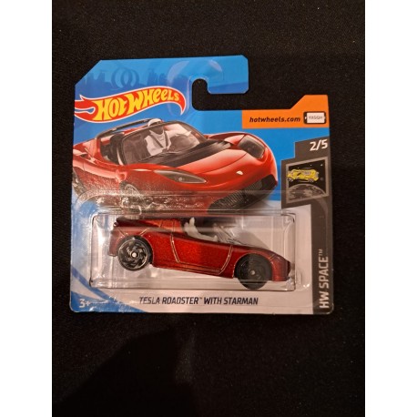 Hotwheels 1:64 Tesla Roadster With Starman