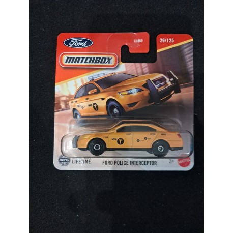 Matchbox 1:64 Ford Police Interceptor