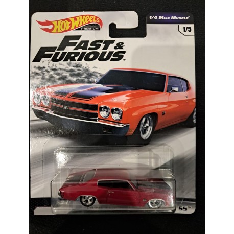 Hot Wheels 1:64 1970 Chevrolet Chevelle SS (fast & Furious)