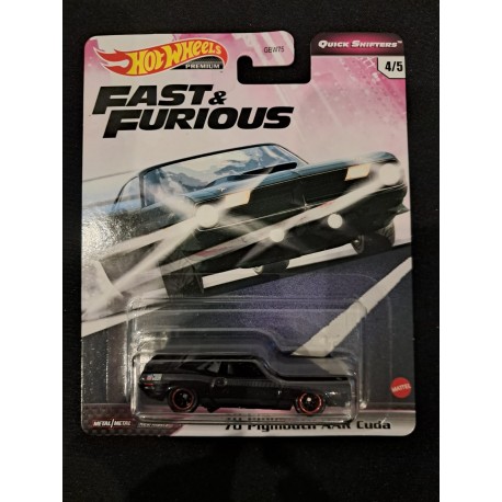 Hot Wheels 1:64 '70 Plymouth AAR Cuda (fast & Furious)