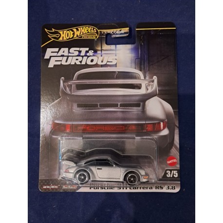 Hotwheels Premium 1:64 Porsche 911 Carrera RS 3.8 (Fast & Furious)