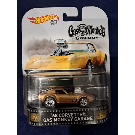 Hot Wheels 1:64 '68 Corvette Gas Monkey Garage HW50Years