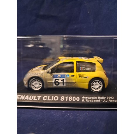 IXO Models 1:43 Renault Clio S1600 (Rally de Portugal 2005)