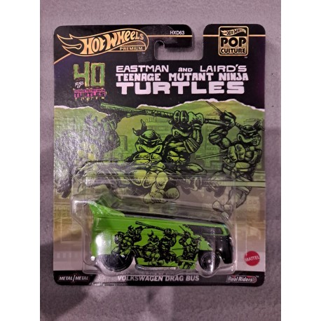 Hot Wheels Premium 1:64 Volkswagen Drag Bus (Ninja Turtles)
