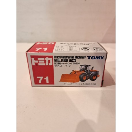 Tomica 1:110 Hitachi Construction Machinery Wheel Loader ZW220