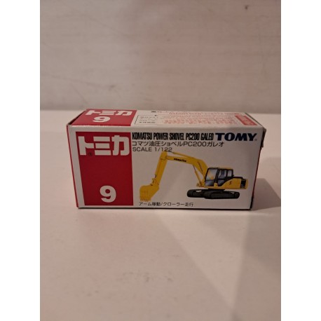 Tomica 1:122 Komatsu Power Shovel PC200 Galeo