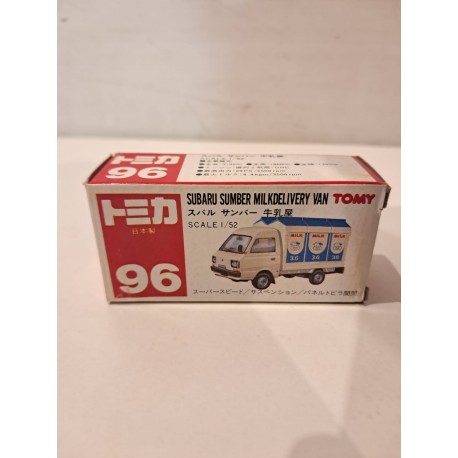 Tomica 1:52 Subaru Sumber Milkdelivery Van