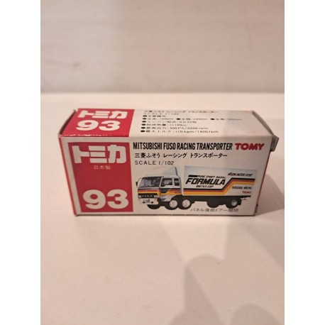 Tomica 1:102 Mitsubishi Fuso Racing Transporter