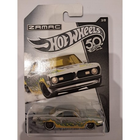 HotWheels 1:64'68 Plymouth Barracuda Formula S (50th Anniversary Zamac)