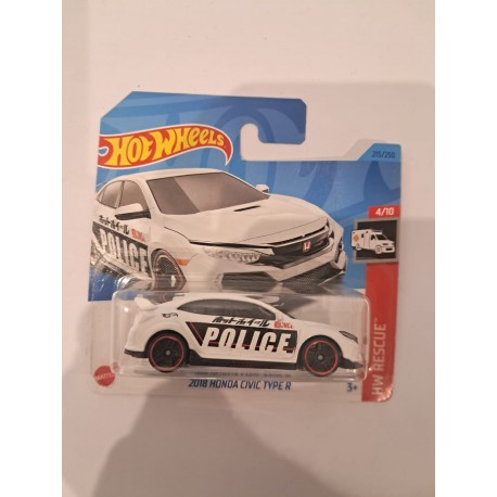 Hotwheels 1:64 2018 Honda Civic Type R