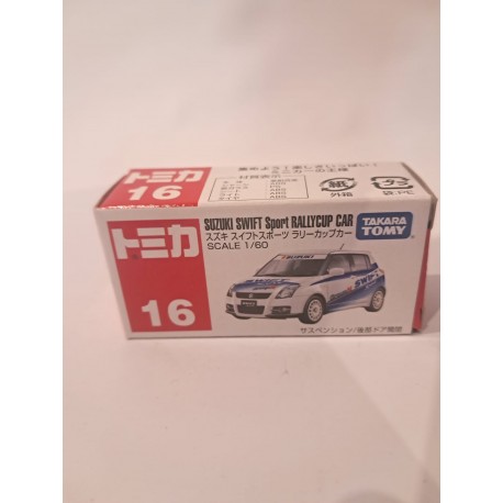Tomica 1:60 Suzuki Swift Sport Rallycup Car