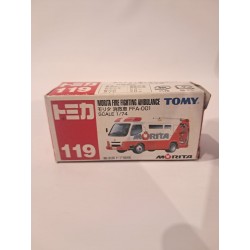 Tomica 1:74 Morita Fire Fighting Ambulance