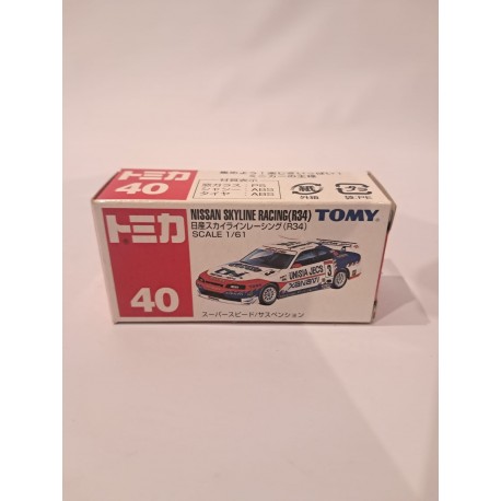 Tomica 1:61 Nissan Skyline Racing (R34)