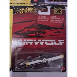 HotWheels Premium 1:64 POP Culture Airwolf Helicopter