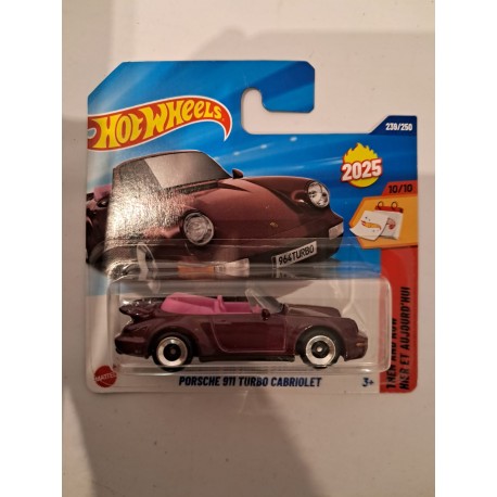 Hot Wheels 1:64 Porsche 911 Turbo Cabriolet