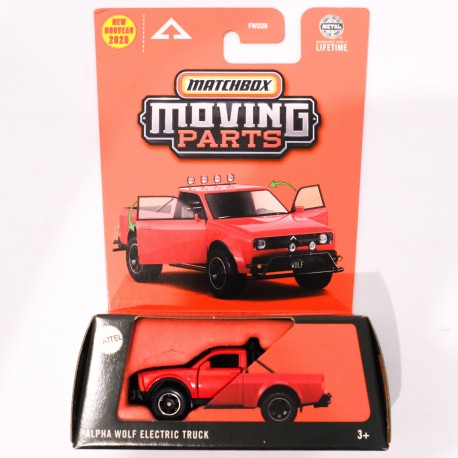 Matchbox Moving Parts 1:64 Alpha Wolf Electric Truck