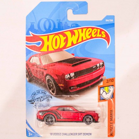 Hotwheels 1:64 '18 Dodge Challenger SRT Demon
