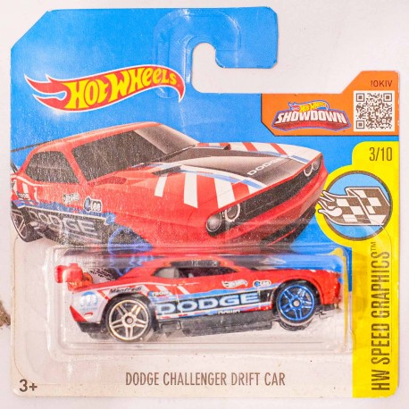 Hot Wheels 1:64 Dodge Challenger Drift Car