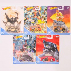 Hot Wheels Premium 1:64 2022 DC Comics Set