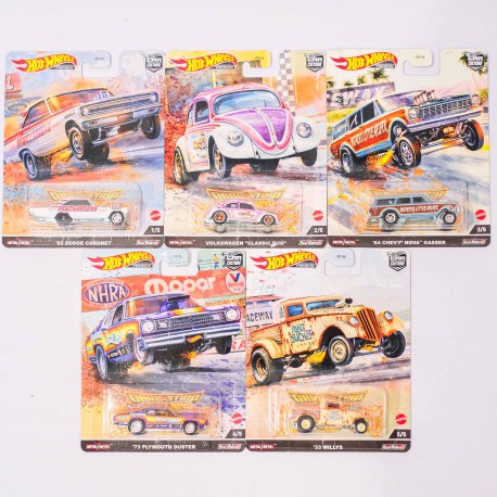 Hot Wheels Premium 1:64 DRAG STRIP Set