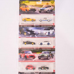 Hotwheels Predmium 1:64 Set de Twin Pack Mini, AMC, Nissan