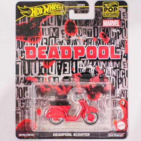 Hotwheels Premium 1:64 Deadpool Scooter