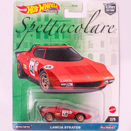 Hot Wheels Premium 1:64 Lancia Stratos (Spettacolare)