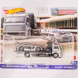 Hotwheels Premium Team Transport 1:64 '16 Mercedes-AMG GT3, Fleet Street