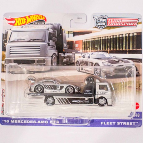 Hotwheels Premium Team Transport 1:64 '16 Mercedes-AMG GT3, Fleet Street