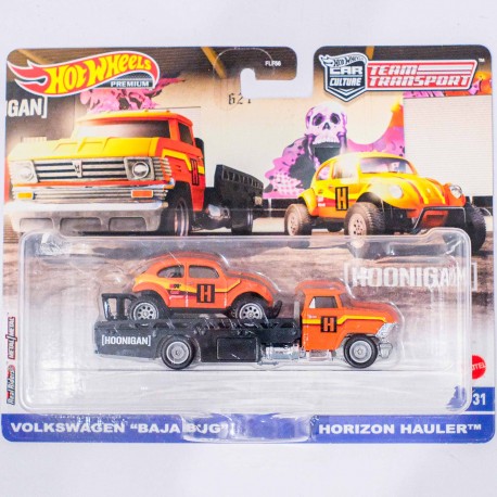 Hotwheels Premium Team Transport 1:64 Volkswagen "Baja Bug", Horizon Hauler
