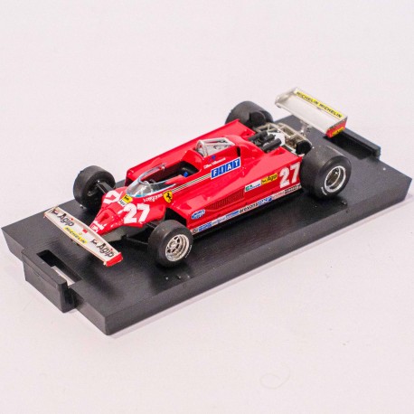 Brumm 1:43 Ferrari 126 CK turbo G.P. Italia 1981 Gilles Villeneuve