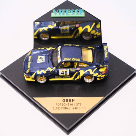 Vitesse 1:43 Porsche 911 GT2 "Blue Coral" n46 B.P.T.
