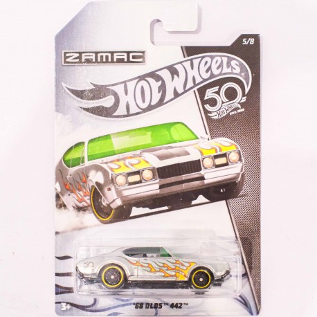 HotWheels 1:64 '68 Olds 442 (50th Anniversary Zamac)