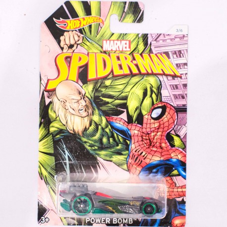 Hotwheels 1:64 power Bomb - Spider-Man
