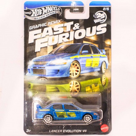 Hotwheels 1:64 Lancer Evolution VII - Graphic Remix Fast & Furious