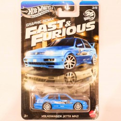Hotwheels 1:64 Volkswagen Jetta MK3 - Graphic Remix Fast & Furious