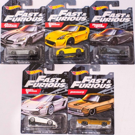 Hotwheels 1:64 Fast & Furious Set