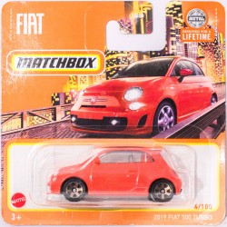 Matchbox 1:64 2019 Fiat 500 Trubo