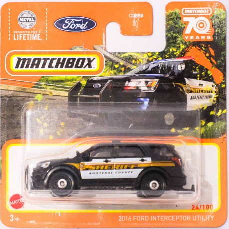 Matchbox 1:64 2016 Ford Interceptor Utility