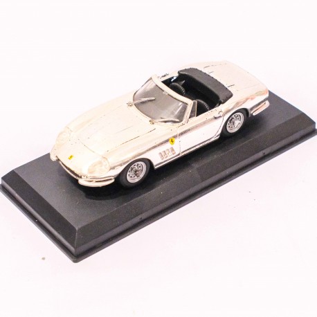 Best Model 1:43 Ferrari GTB 4 Spyder (Silver Plated)